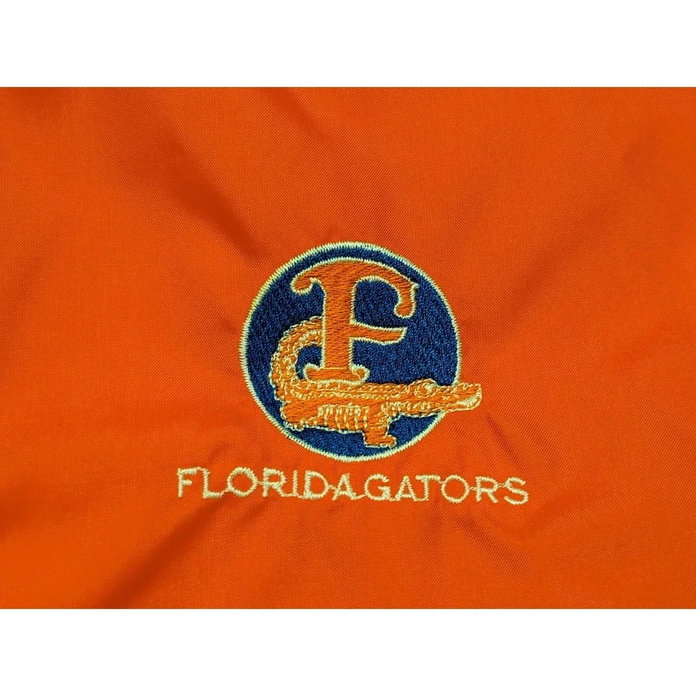 Vintage CHAMPION Running Man Florida Gators Coach Jacket 1960s 1970s Orange XL